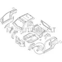 Kreisais priekšējais spārns Ligier JS50 / JS50L Ph1