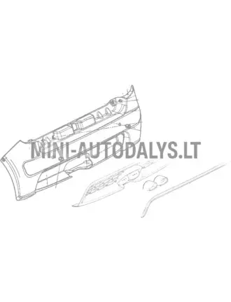 Aizmugurējais bamperis Ligier JS50/JS50L Ph1