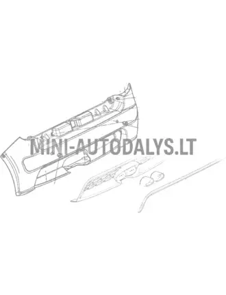 Aizmugurējais bamperis Ligier JS50/JS50L Ph1