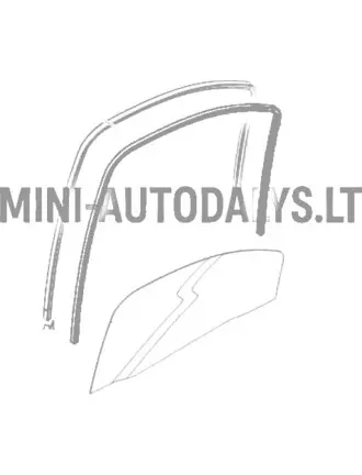 Logu vadotnes gumija labā Microcar MGO / M8