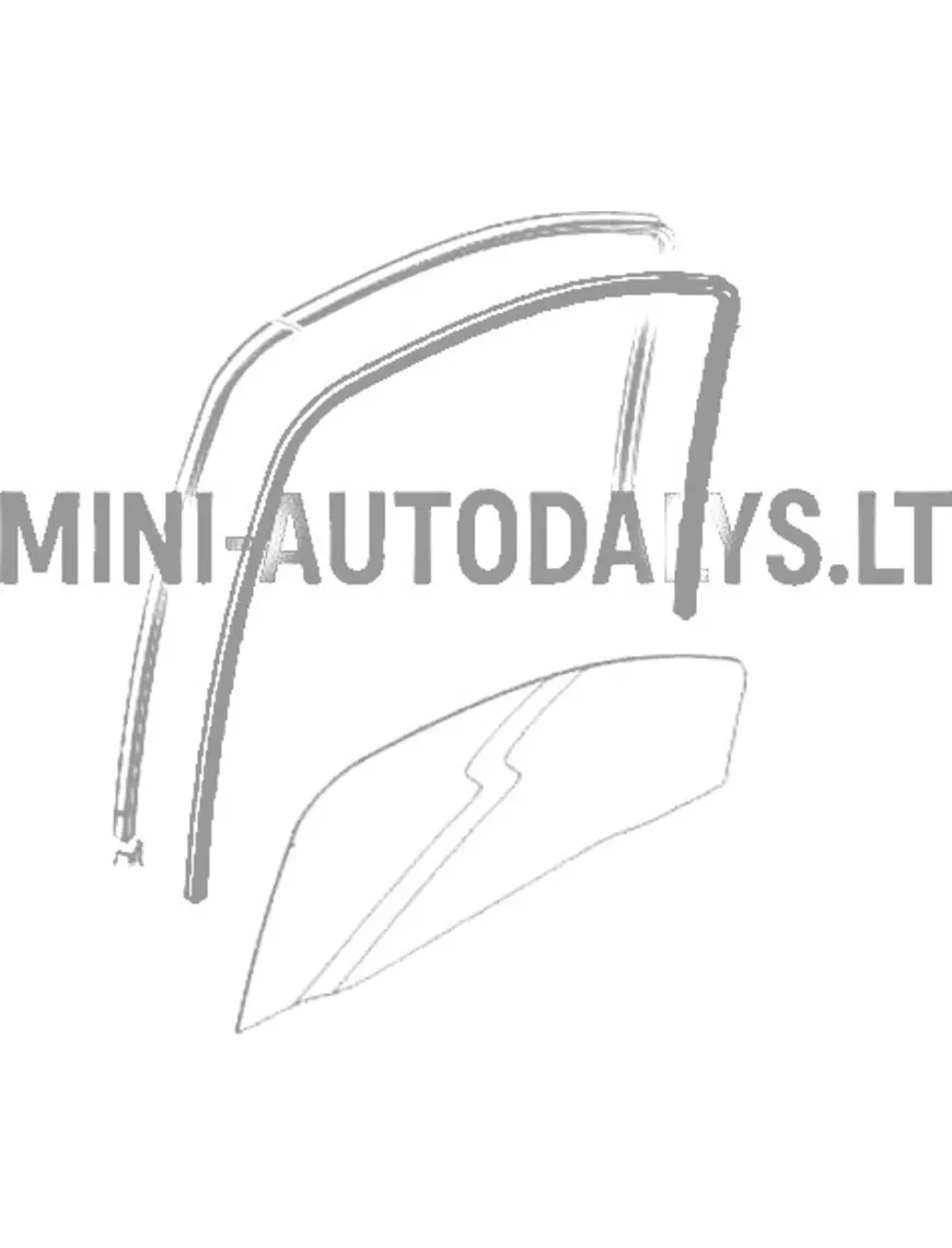 Logu vadotnes gumija labā Microcar MGO / M8