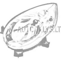 Kreisā priekšējā Microcar M8 lampa