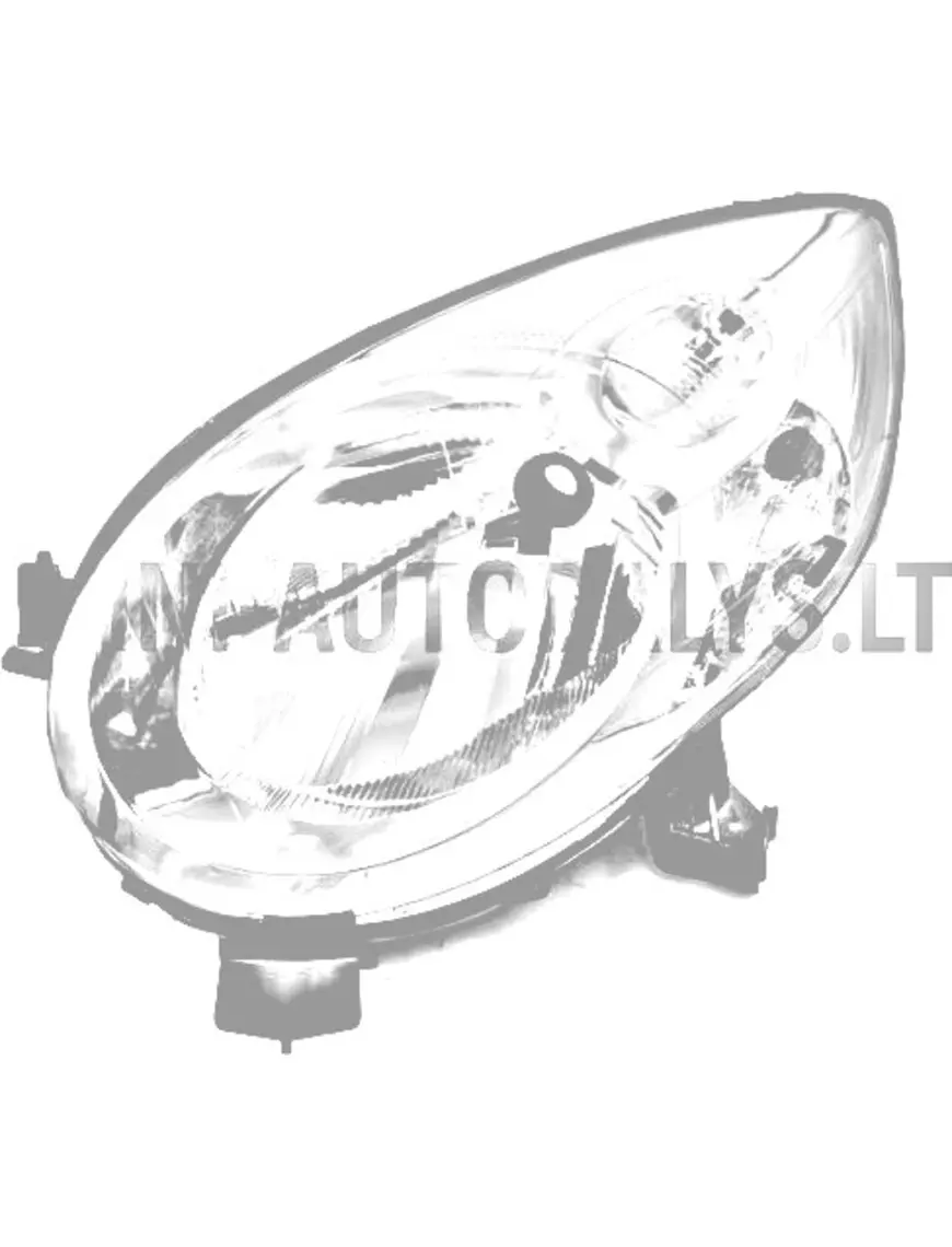 Kreisā priekšējā Microcar M8 lampa