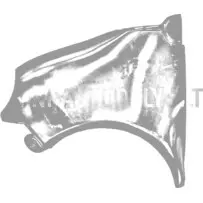 Aixam 500.4 kreisās puses priekšējais spārns | Mini Auto Parts
