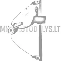 Elektriskais logu pacēlājs kreisajā pusē Casalini M10 / M12