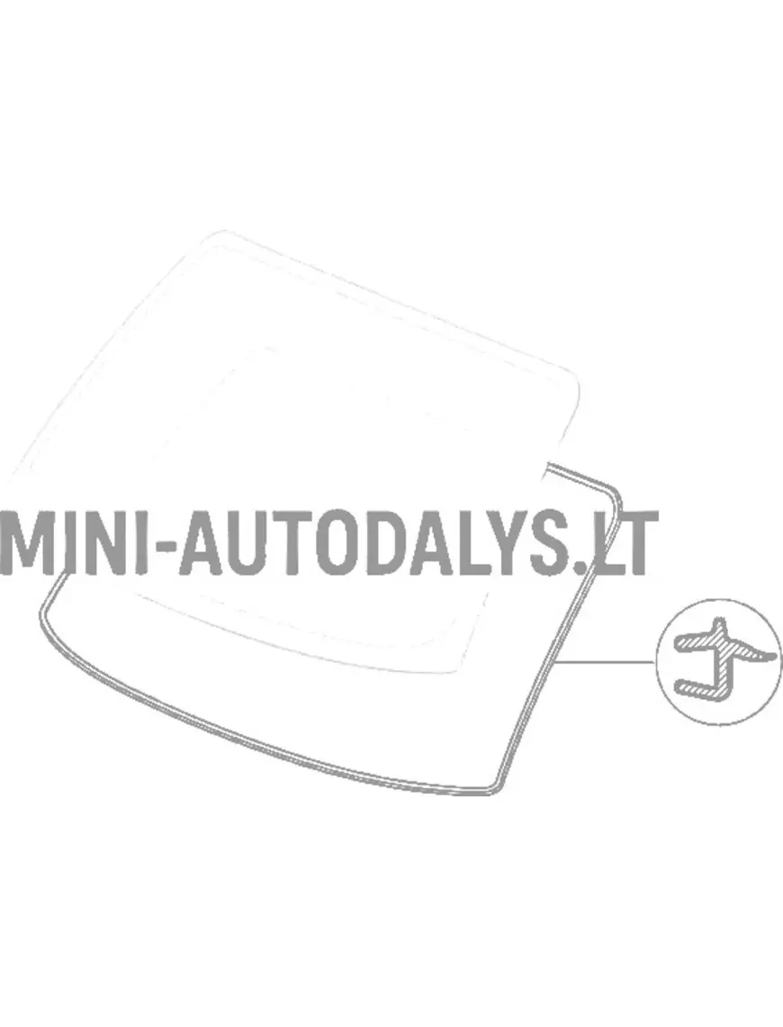 Grecav Sonique priekšējā stikla blīve