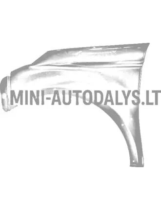 Aixam Crossover Sensation priekšējais kreisais spārns (perlamutra balts)