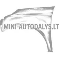 Aixam Crossover Sensation priekšējais kreisais spārns (perlamutra balts)