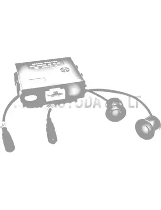 Uztvērējs un parkošanās sensori "Aixam