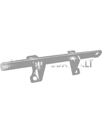 Dzinēja atbalsts priekšpusē "Aixam