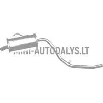 Aizmugurējais izpūtējs Aixam 400 / 400.4 / 400 Evo