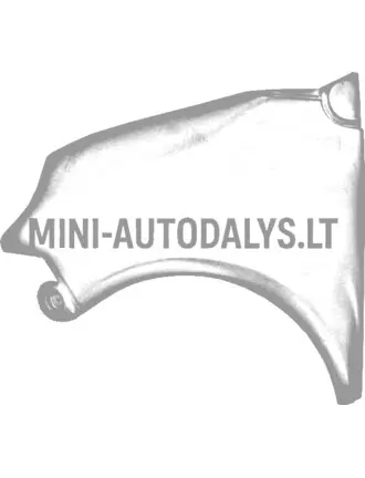 Kreisais priekšējais spārns Aixam 500.4