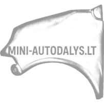 Kreisais priekšējais spārns Aixam 500.4