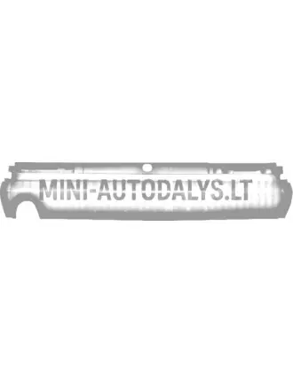 Aizmugurējais bamperis Aixam 400.4 / 500.4 (pelēks, gatavs montāžai)