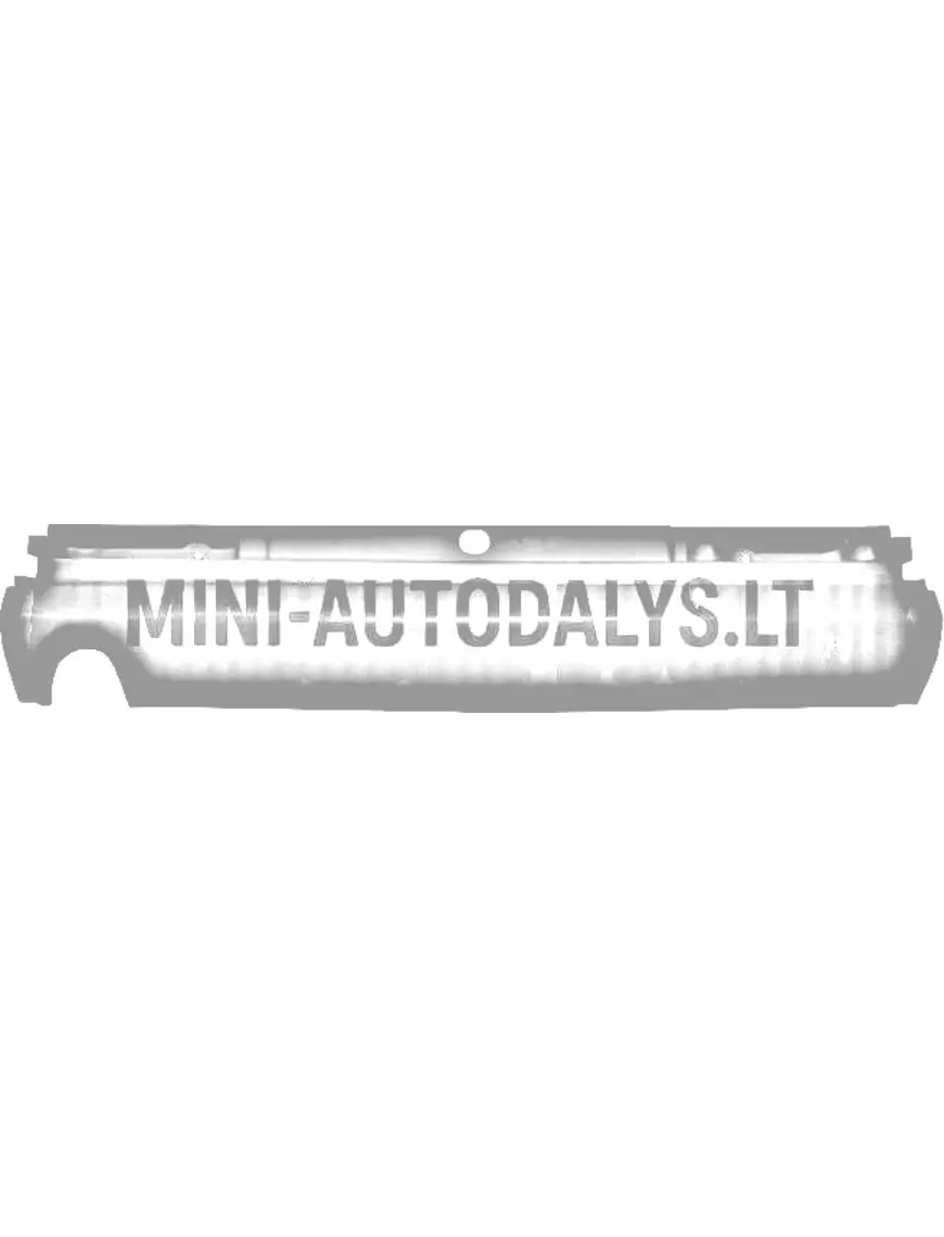 Aizmugurējais bamperis Aixam 400.4 / 500.4 (pelēks, gatavs montāžai)