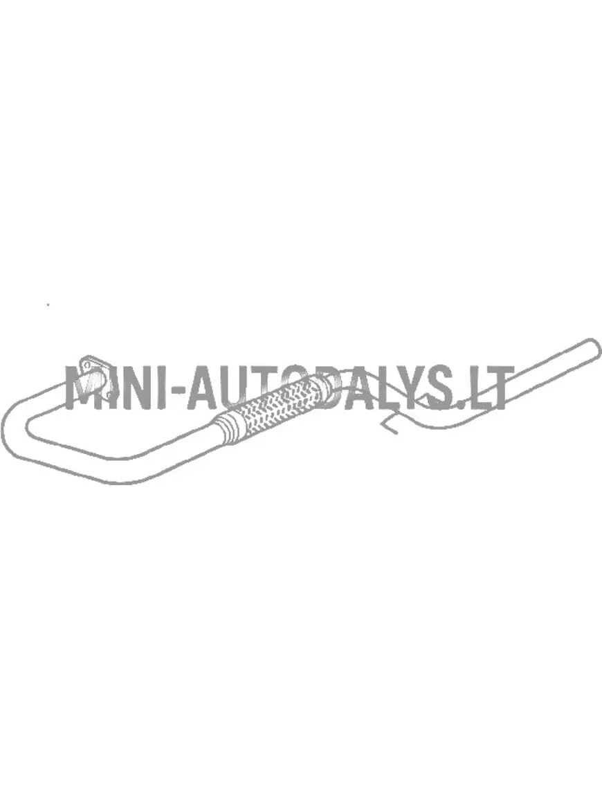 Priekšējā caurule + elastīga izplūdes caurule "Chatenet Media