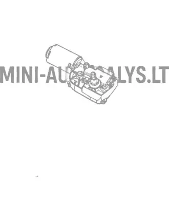 Priekšējā vējstikla tīrītāja motors JDM Aloes / Roxsy