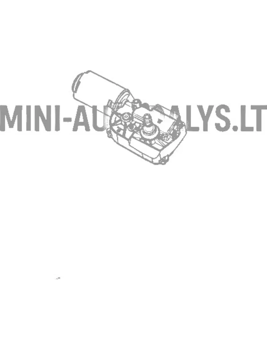 Priekšējā vējstikla tīrītāja motors JDM Aloes / Roxsy