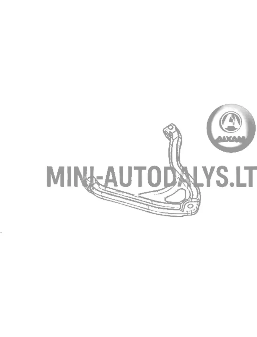 Aixam MEGA 1 piekares trīsstūris