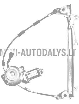 Elektriskais logu pacēlājs kreisās puses durvīm Aixam 2005-2010