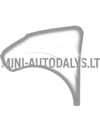 Aixam 2008-2010 kreisais priekšējais spārns