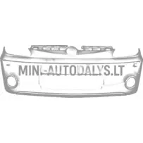 Priekšējais buferis Aixam 2008-2010 (nekrāsots)