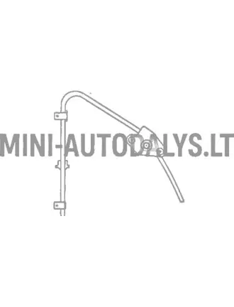 Logu mehānisma manuāla vadība kreisajā pusē Aixam Impulsion / Minauto