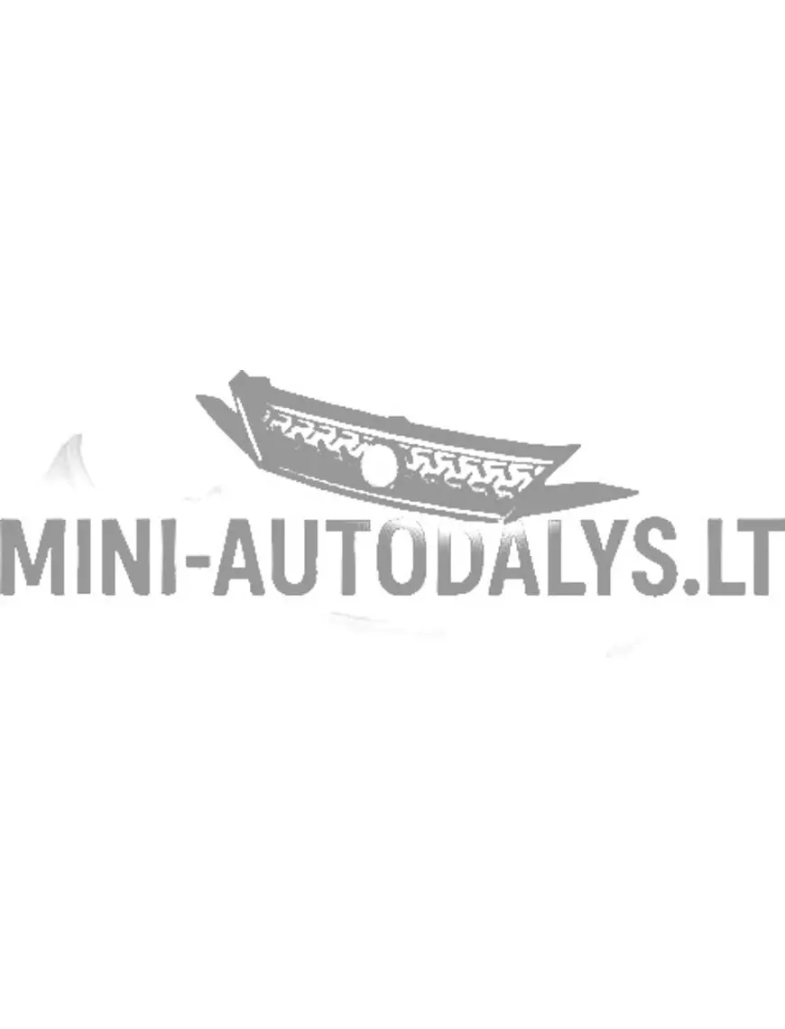 Motora pārsega reste / priekšējais bamperis "Aixam Ambition" (spīdīgi melns)