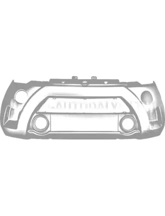 Aixam 2016 Sensation Crossline / Crossover EVO priekšējais buferis (melns)