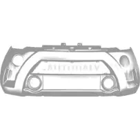 Aixam 2016 Sensation Crossline / Crossover EVO priekšējais buferis (melns)