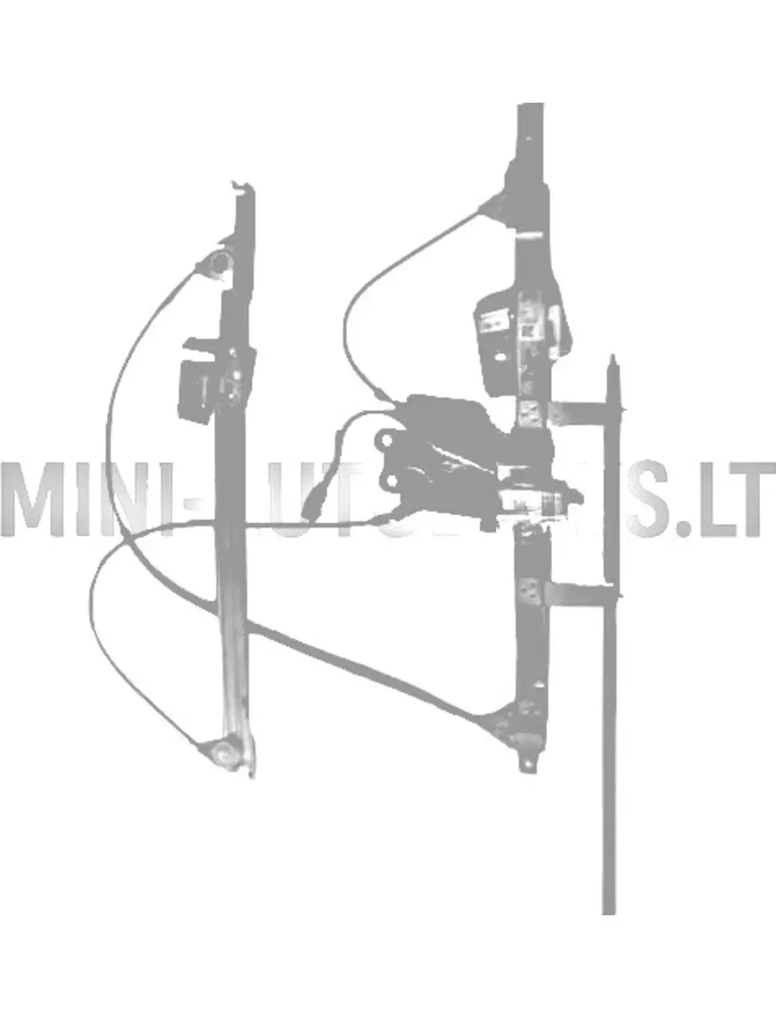 Logu mehānisms labajā pusē JDM Xheos