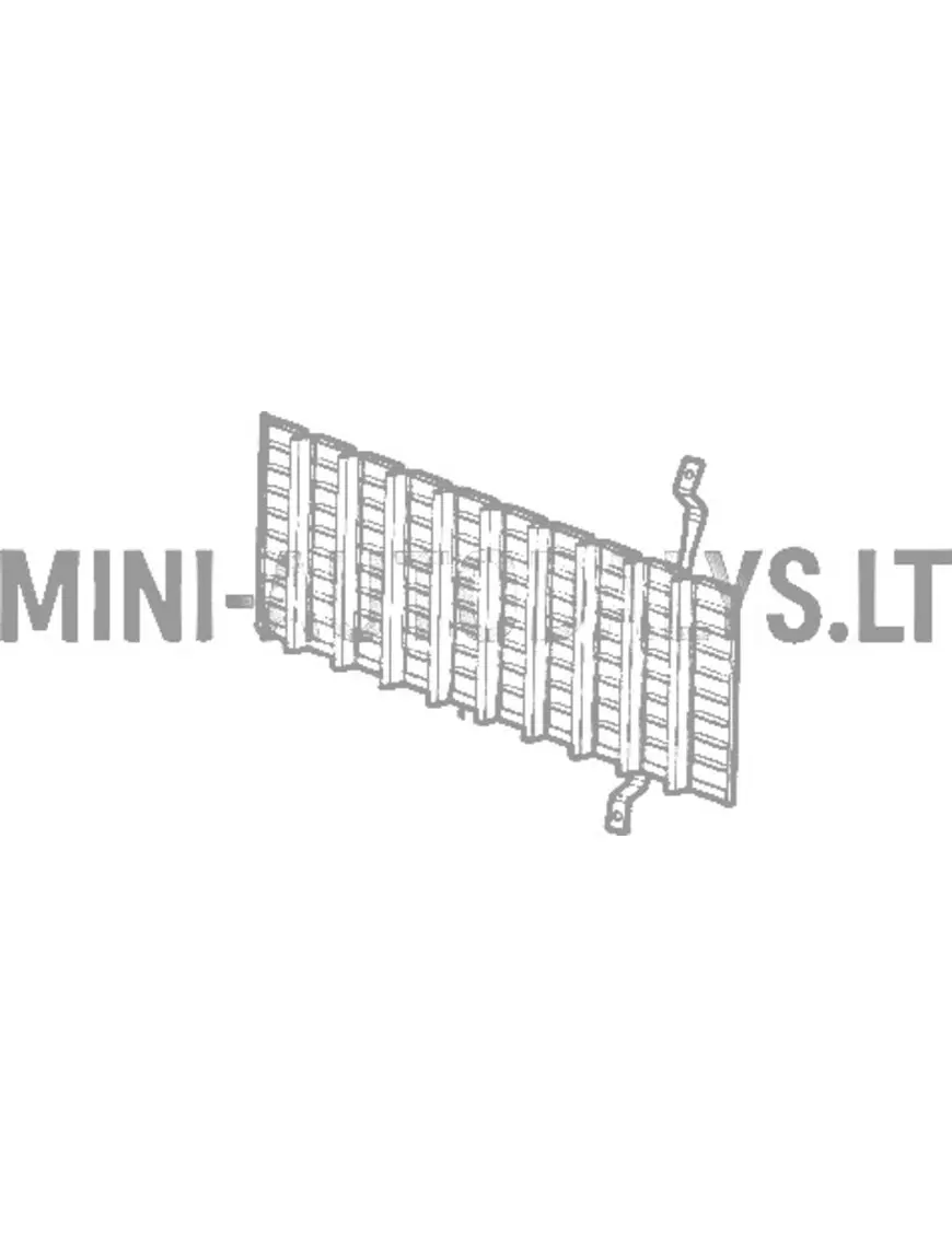 Priekšējā bufera režģa apakšdaļa melna Grecav Sonique