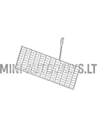 Priekšējā bufera režģa augšdaļa melna "Grecav Sonique