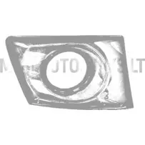 Kreisās puses miglas luktura turētājs melns Ligier IXO 2