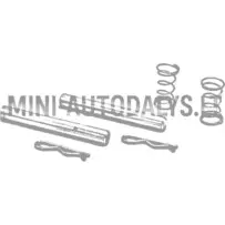 Bremžu kluču tapu komplekts aizmugurējais dzelzs v2 Microcar / Ligier