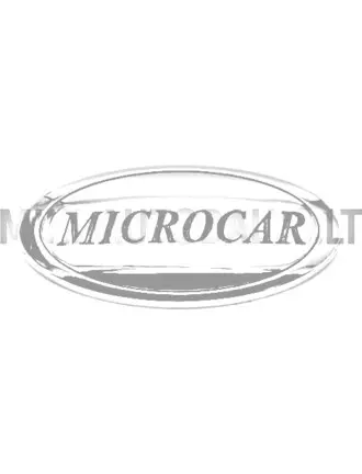 Emblēma ar aizmugurējā lūka pārsegu Microcar MGO1 / MGO2