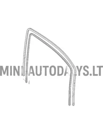 Logu blīvējums kreisajā pusē Microcar MC1 / MC2