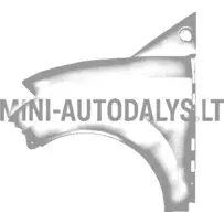 Microcar MC1 / MC2 kreisās puses priekšējais spārns