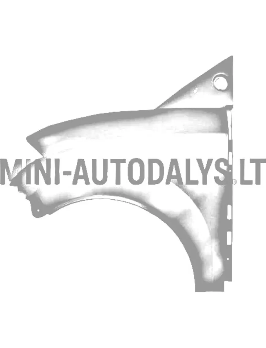 Microcar MC1 / MC2 kreisās puses priekšējais spārns