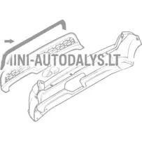 Hromēts rāmja aizmugurējais buferis Ligier JSRC