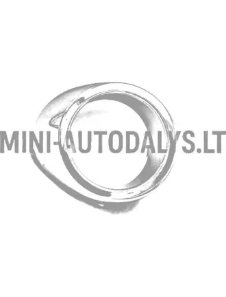 Microcar priekšējais labais hromētais miglas luktura rāmis