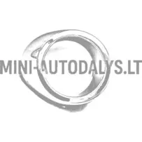 Microcar priekšējais labais hromētais miglas luktura rāmis