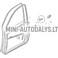 Ligier IXO kreisās puses ārējo durvju rokturis