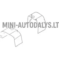 Iekšējais spārns / dubļusargs priekšējais kreisais Microcar MGO1 / MGO2 / Ligier JSRC