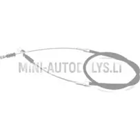 Rokas bremzes trose Microcar MC2 (no 2006. gada)