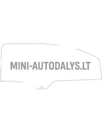 Microcar MC1 / MC2 / Due1 labās puses durvju stikls