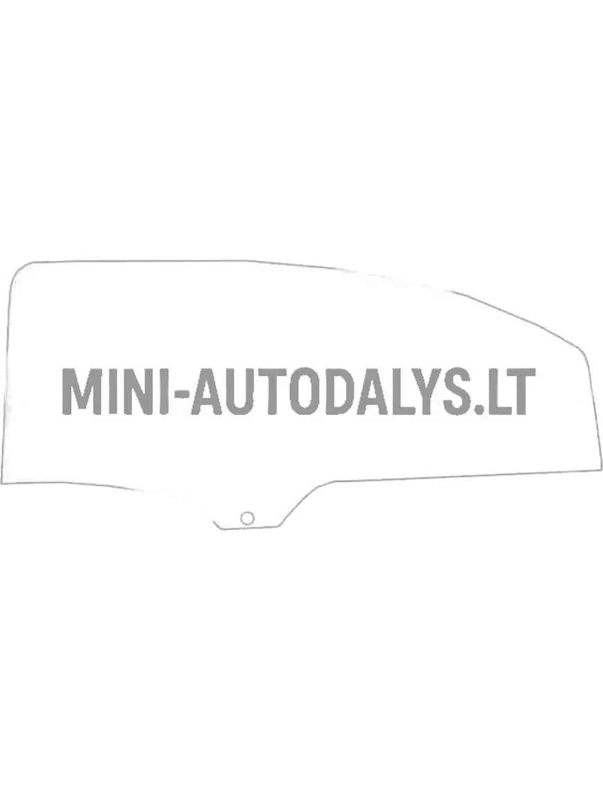 Microcar MC1 / MC2 / Due1 labās puses durvju stikls