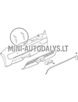 Aizmugurējā bufera atbalsts Ligier JS50 Ph1