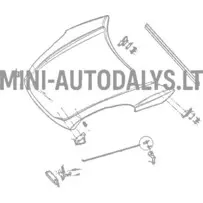 Kājas stieņa pārsegs Ligier JS50 / JS50L Ph1