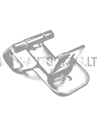 Aizmugurējo durvju eņģe labajā pusē Microcar Pirmiausia